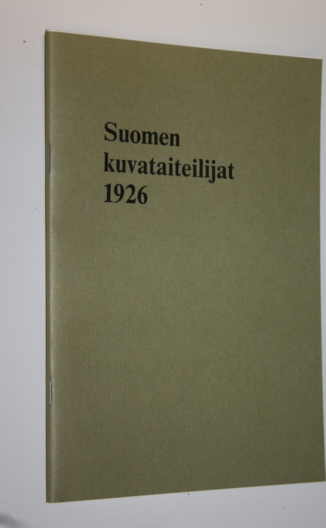 Suomen kuvataiteilijat 1926 (valokopio)