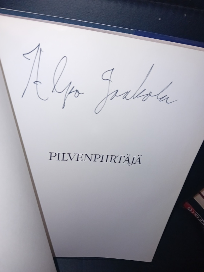 ALPO JAAKOLA : PILVENPIIRTÄJÄ ( SIGNED ) SIS POSTIKULU