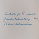 Kalevi Ahoniemi : Shalom, musta syyskuu (signeerattu, tek... - pikkukuva 3