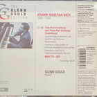 Glenn Gould : Two and Three-Part Inventions - pikkukuva 2
