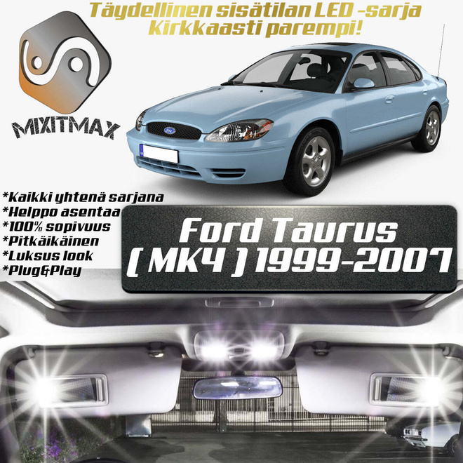 Ford Taurus (MK4) Sisätilan LED-sarja 12-osainen
