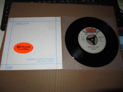 Jääkaappi 7" Ihminen väkivaltainen, PS v.1982