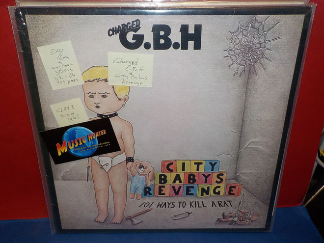 Charged G.B.H - City Babys Revenge EX+/EX+ LP