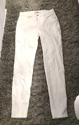 valkoiset strech-farkut 42-44