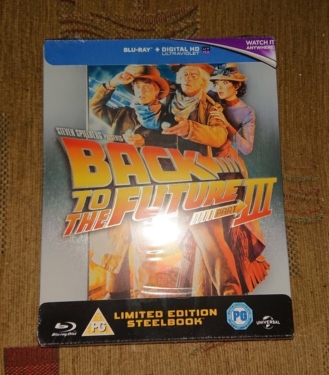 Back to the future III Blu-ray LIMITED EDITION STEELBOOK