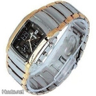 295 .. Luxury Fab Mies Stainless Steel .. Rannekello - pikkukuva 2