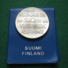 10 mk hopea juhlaraha Itsenäisyys 70 v. - 1977 - pikkukuva 1