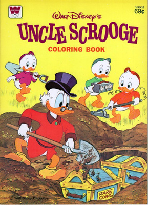 Whitman: Uncle Scrooge Coloring Book (1978)