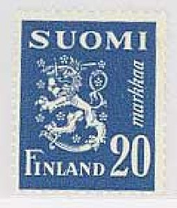 1950 20mk sininen leijona +