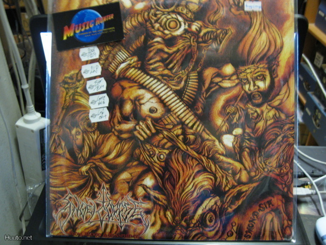 ANGELCORPSE IRON, BLOOD AND BLASPHEMY  FRA 2001 2LP EX/M-