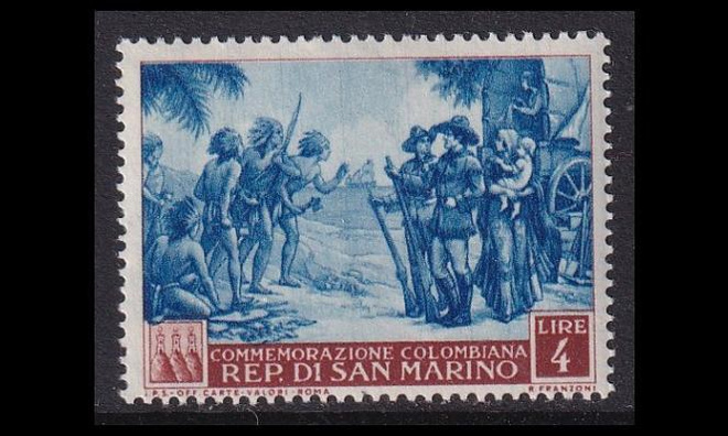 San Marino 467 ** Kolumbus 4 L (1952)