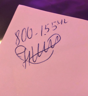 Nikolina Štereva nimikirjoitus paperilla