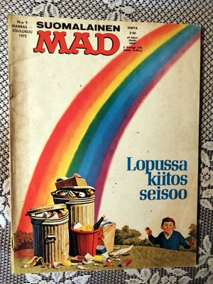 Suomalainen Mad N:o 9 1972 Lopussa kiitos seisoo