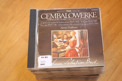 Thalheim Bach Cembalowerke CD