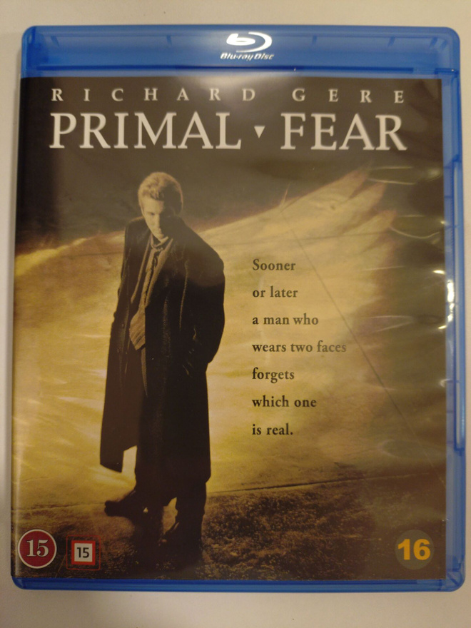 Primal Fear - Alaston pelko (Blu-ray) Richard Gere