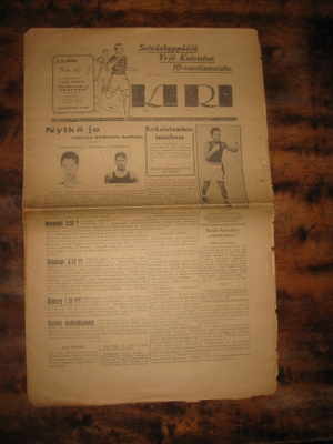 Urheilulehti  Kiri 3.4.1930