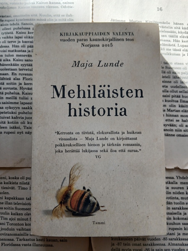 Maja Lunde - Mehiläisten historia (pokkari)