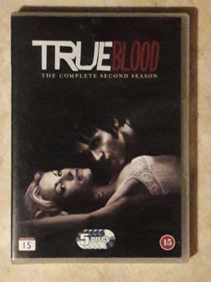 True blood, kausi 2, 5 x DVD. UUSI