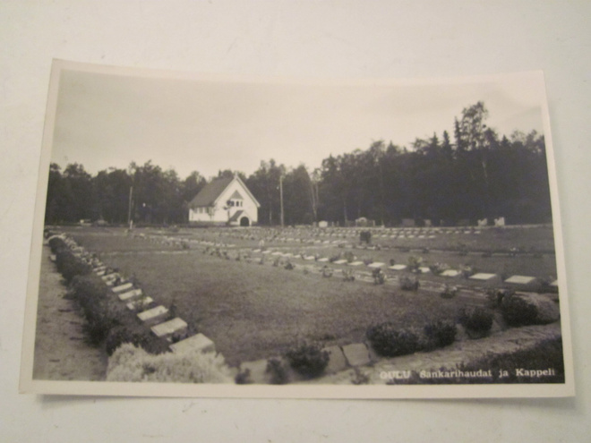 VANHA Postikortti Oulu 1950-l Alkup.Mallikappale