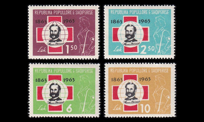 Albania 717-20 ** Punainen Risti 100v (1963)