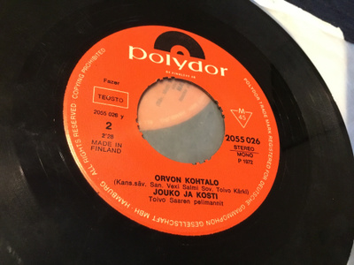 Jouko ja Kosti Daragaja maja Polydor single 1972