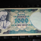 Indonesia 1000 Rupiah 1975 P113 VF+-XF - pikkukuva 1