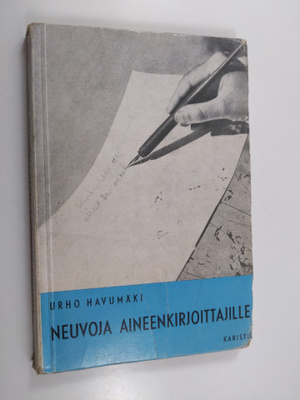 Urho Havumäki : Neuvoja aineenkirjoittajille