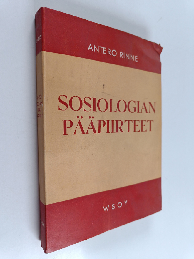 Antero Rinne : Sosiologian pääpiirteet