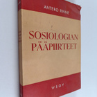 Antero Rinne : Sosiologian pääpiirteet - pikkukuva 1