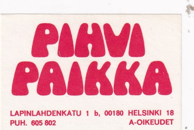 Helsinki, Pihvi Paikka  5/11