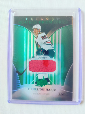Henri Jokiharju - 18-19 Trilogy Rookie Premieres Jersey /499