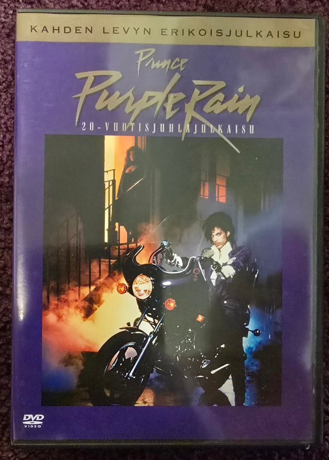 Dvd  PRINCE-PURPLE RAIN..Kahden levyn 20- vuotisjuhlapainos