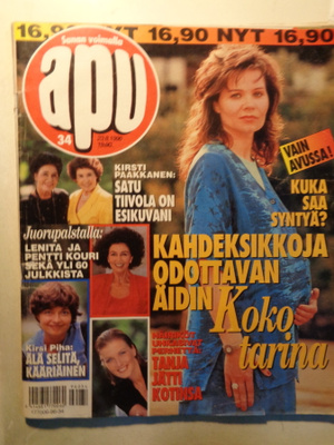 Apu lehti Nro 34/1996 (11.8)