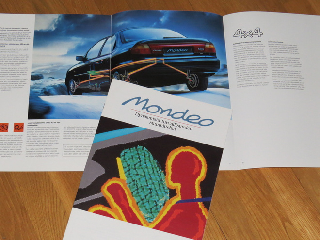 1993 Ford Mondeo esite - KUIN UUSI - 12 siv - suom