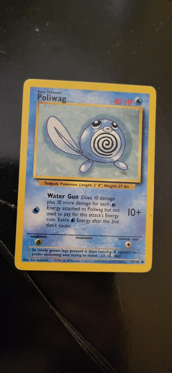 Poliwag #59 Base Set 1 (BS1) card