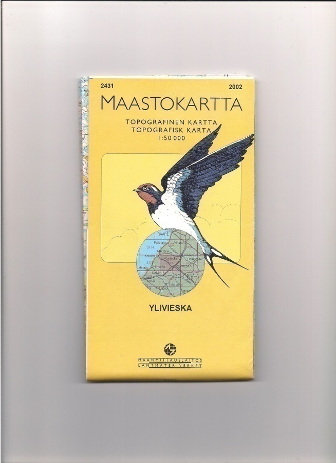 Maastokartta 1:50 000 Ylivieska