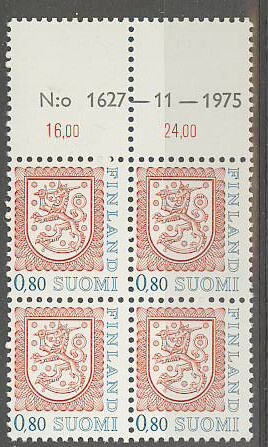 1976 80p leijona nro-4lö 1627 ++