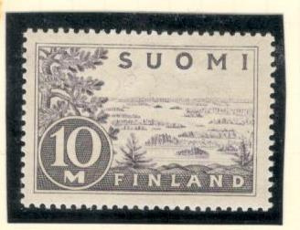 v. 1930 10 mk vaaleanvioletti, postituore, LaPe 156 I