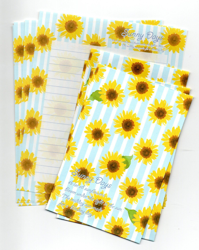 °°SUNNY DAYS° -KIRJEPAPERIT & KUORET SETTI / (Nro 14)