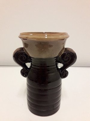 Maljakko 15cm, ruskea, keramiikka