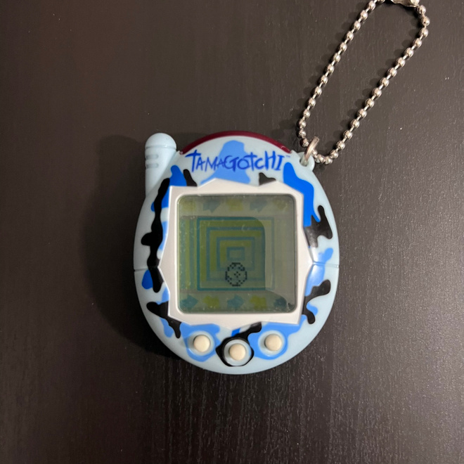 Tamagotchi Connection v3 English Blue Camo/Camouflage 2004
