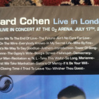 Leonard Cohen Live in London UUSI - pikkukuva 3