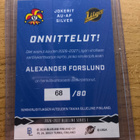 Alexander Forslund Jokerit silver signature blueline - pikkukuva 2