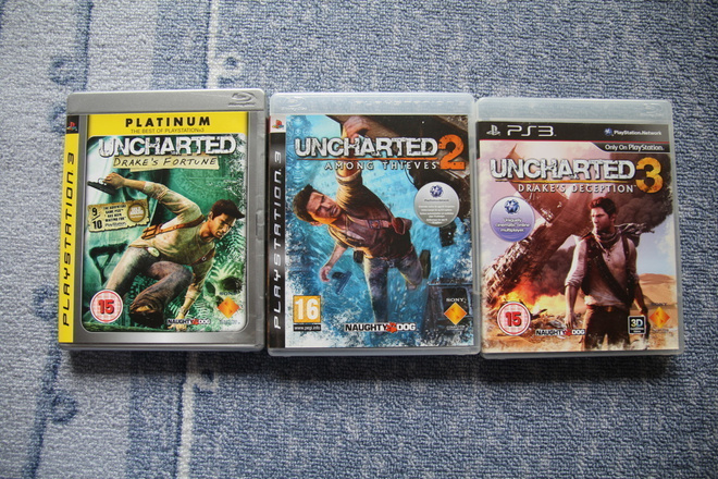 PS3 : Uncharted 1-3 [kaikki 3 / koko trilogia]