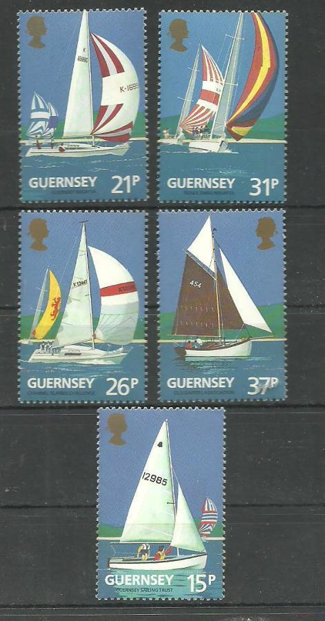 PURJEVENEET purjehdusaiheinen sarja GUERNSEY **