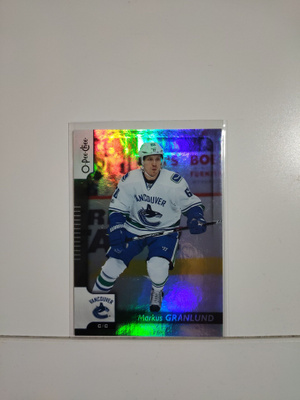 2017-18 O-Pee-Chee Black Rainbow Foil #466 Markus Granlund