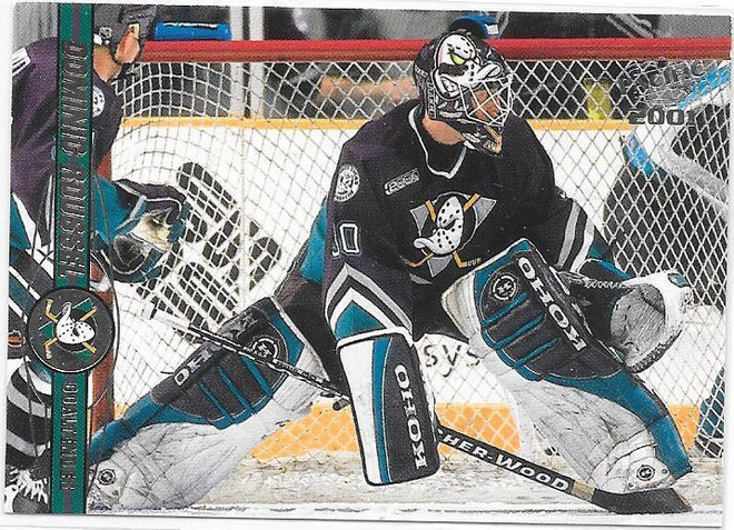 2000-01 Pacific #9 Dominic Roussell Anaheim Ducks MV