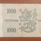 1000 Suomen Markkaa 1955, J. K. Paasikivi. Suunn. T.Wirkkala - pikkukuva 2