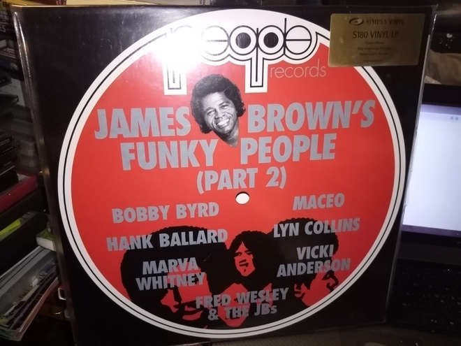 2 LP JAMES BROWN 'S FUNKY PEOPLE PART 2 ( UUSI)