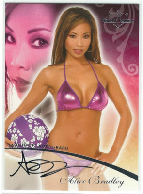 Bench Warmer 2007 Autograph Alice Bradley nimmari